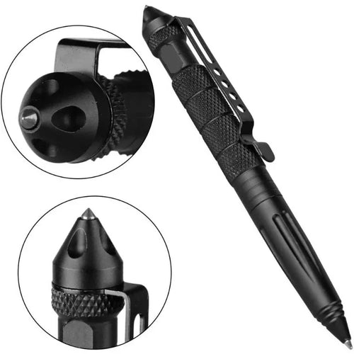 Aluminum Tactical Pen – Emergency Glass Breaker & Outdoor Tool