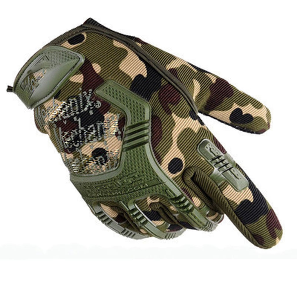 Outdoor Tactical Gloves Tactical Hard Knuckle Half Finger Gloves Men'S Combat Hunting Shooting Antiskid Workout Fitness Glove