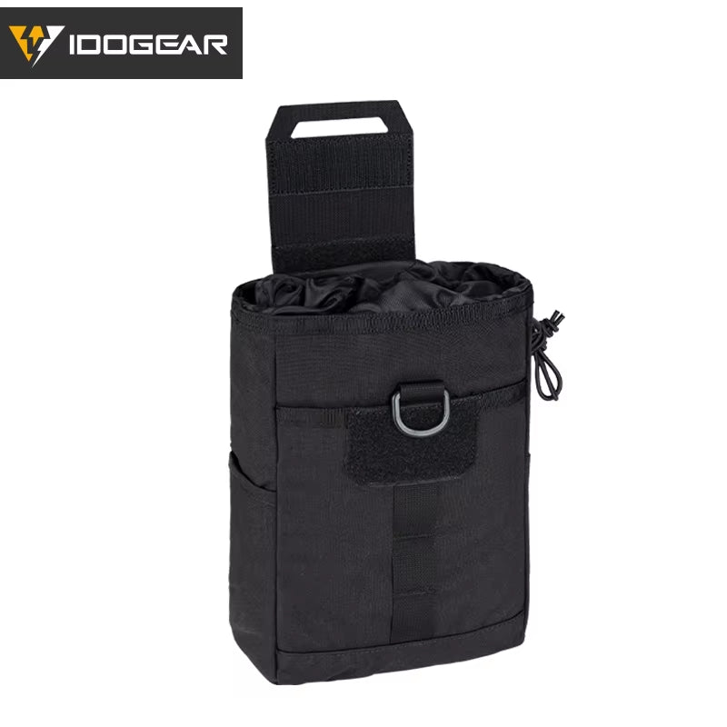 Tactical Foldable Recycling Bag Dump Pouch MOLLE Drop Pouch 3577