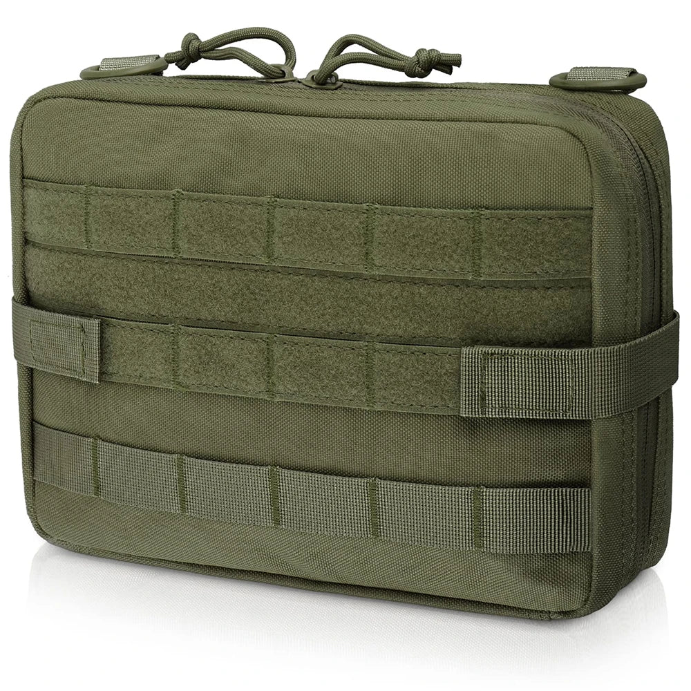 Tactical Molle Pouch Utility Admin Pouch EDC Medical Bag Attachment EDC Pouch Backpack Small Gear Gadget Organizer for Hunting