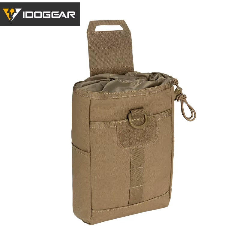 Tactical Foldable Recycling Bag Dump Pouch MOLLE Drop Pouch 3577