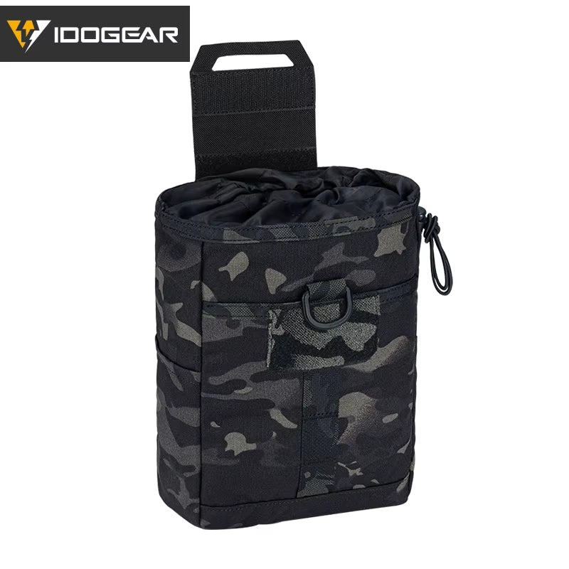 Tactical Foldable Recycling Bag Dump Pouch MOLLE Drop Pouch 3577