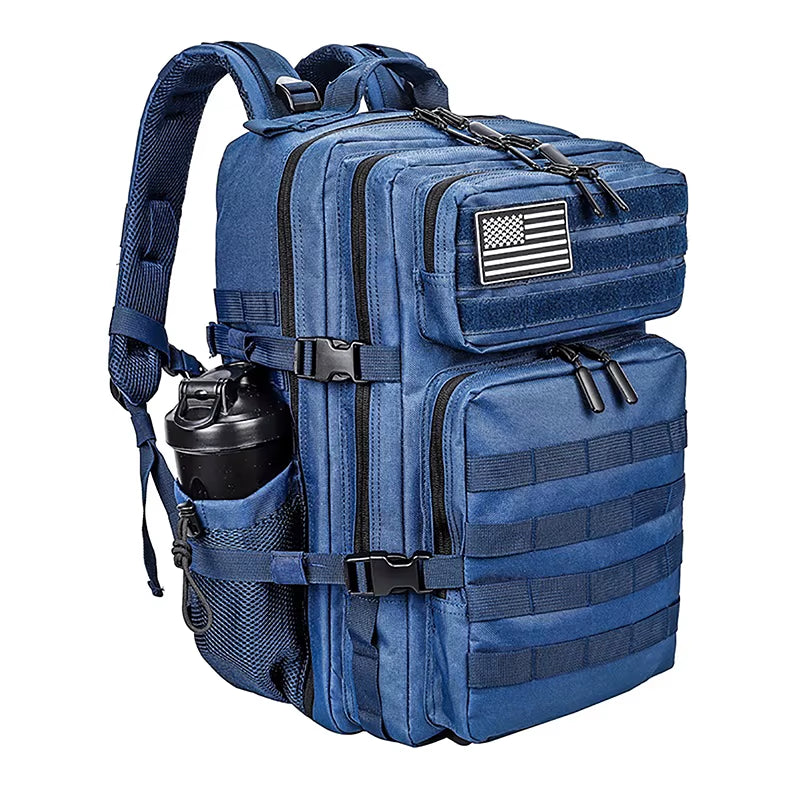 45L/35L/25L Tactical Backpack for Men and Women Waterproof Athlete Gym Outdoor Bag Travel Hiking Rucksack with Bottle Holder