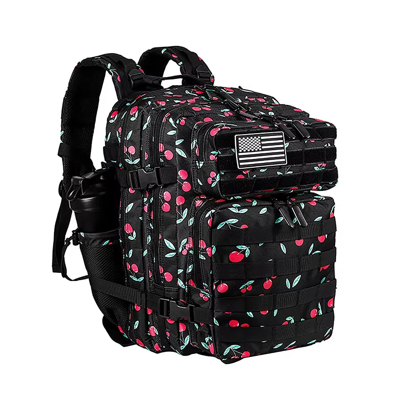 45L/35L/25L Tactical Backpack for Men and Women Waterproof Athlete Gym Outdoor Bag Travel Hiking Rucksack with Bottle Holder