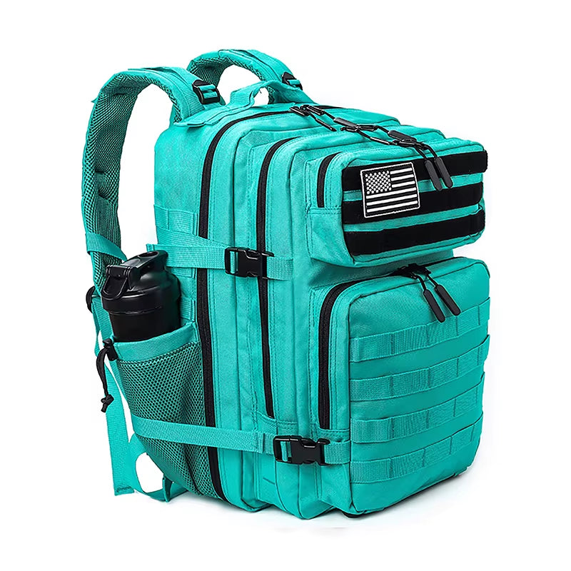 45L/35L/25L Tactical Backpack for Men and Women Waterproof Athlete Gym Outdoor Bag Travel Hiking Rucksack with Bottle Holder