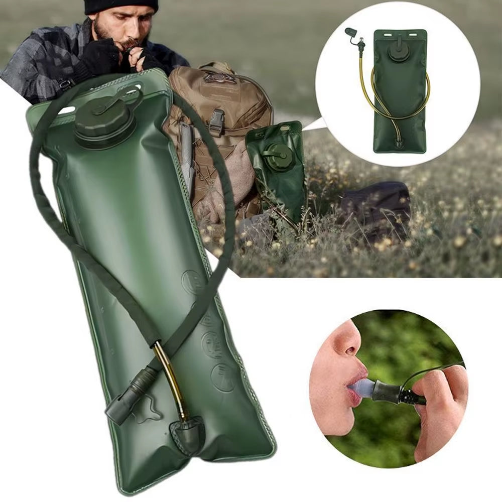 Hydration Bladder,3Lwater Bladder for Hiking Backpack Leak Proof Water Reservoir Storage Bag,Bpa-Free Water Pouch Hydration Pack