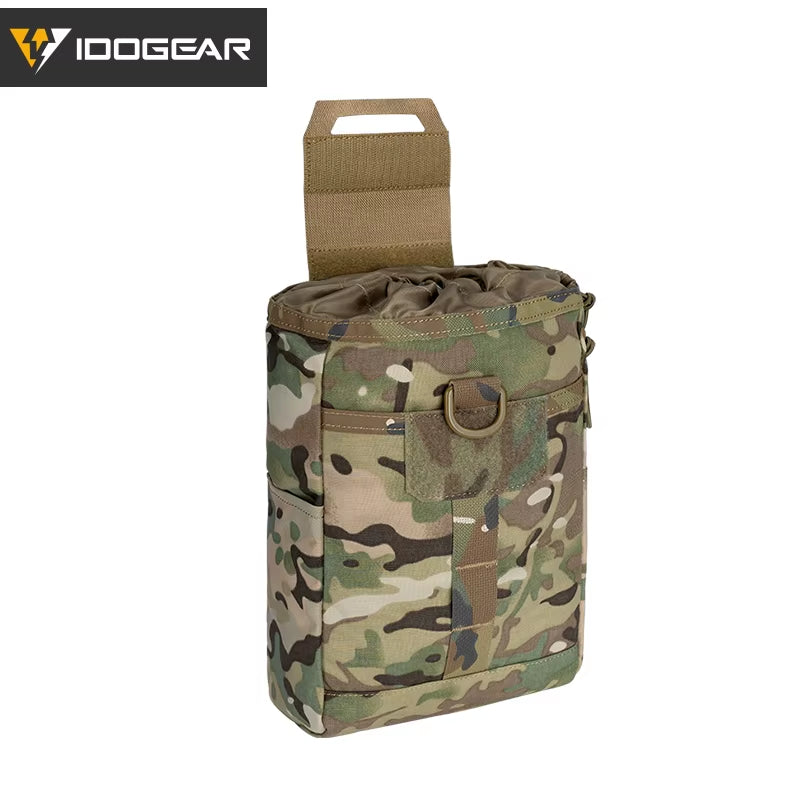 Tactical Foldable Recycling Bag Dump Pouch MOLLE Drop Pouch 3577