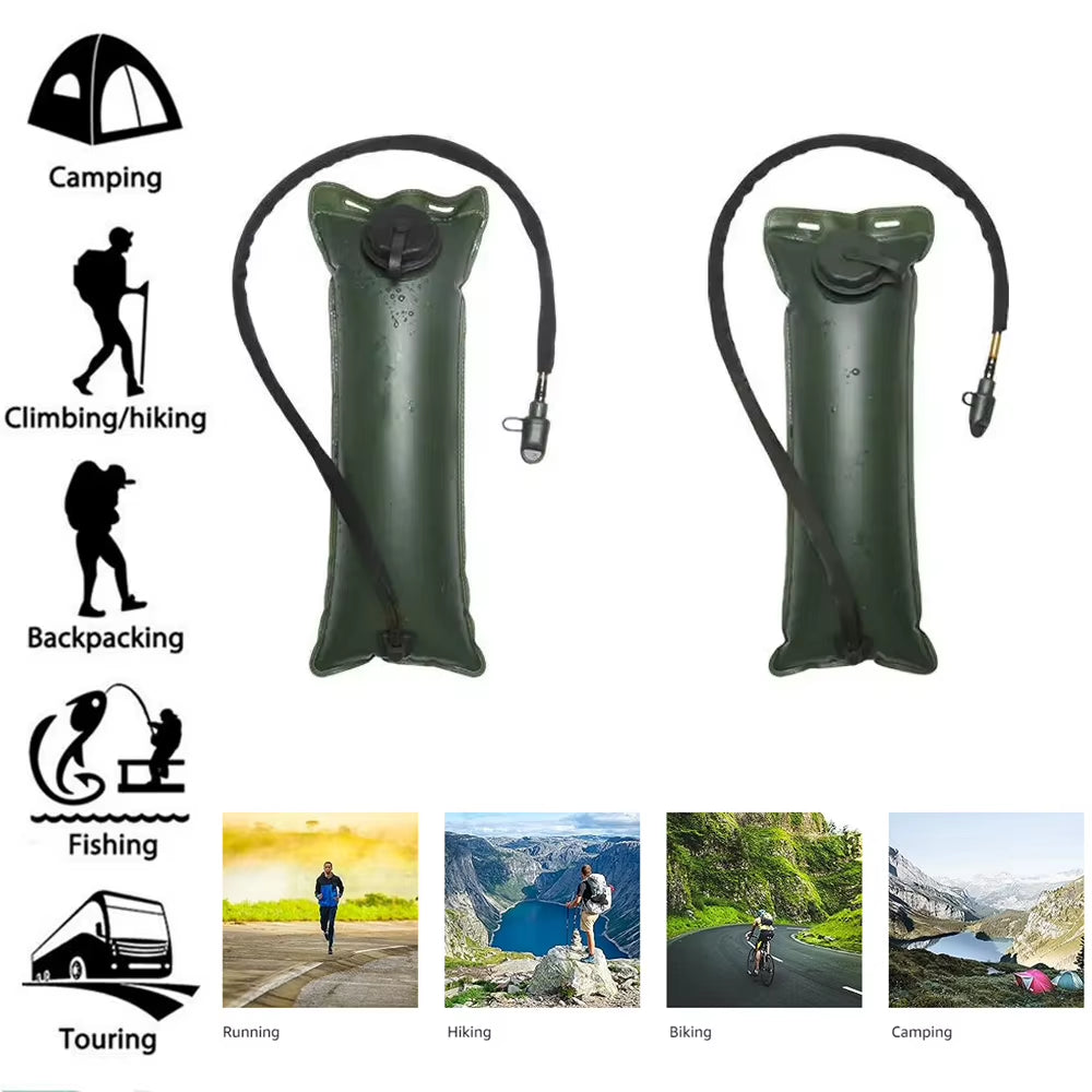 Hydration Bladder,3Lwater Bladder for Hiking Backpack Leak Proof Water Reservoir Storage Bag,Bpa-Free Water Pouch Hydration Pack